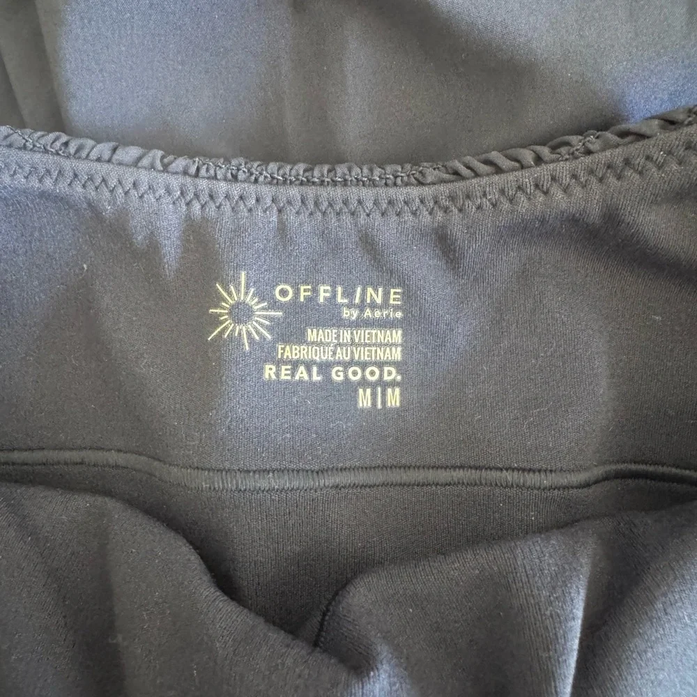 Aerie Navy Smocked Flowy Dress - Picture 3 of 3